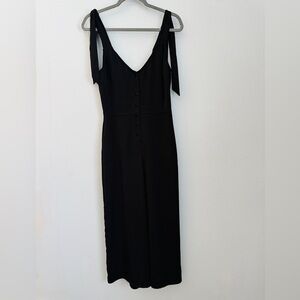 Express Black Sheath V-Neck Jumpsuit